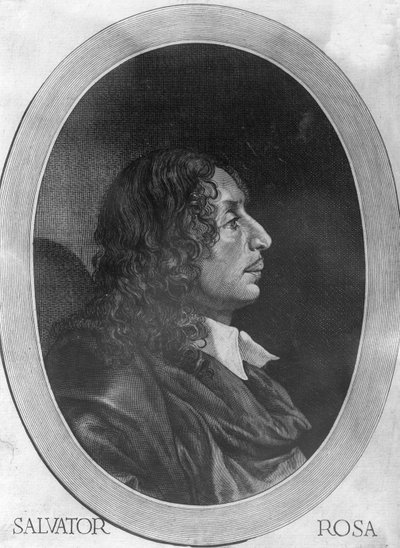 Salvator Rosa by Giovanni Battista Bonacina